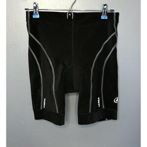 Performance Ultra Cycling Shorts Womens XL Black Padded Stretch Chamois Made USA